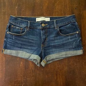 A&F Jean Shorts w Cuffed Bottoms